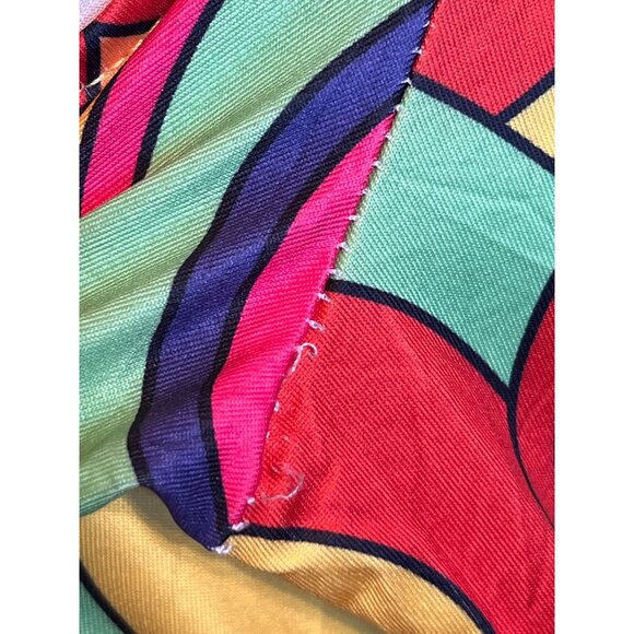 Hippie Costume Dress Size 3X Colorful Circle Pattern Long Sleeve with accessorie - Picture 12 of 12